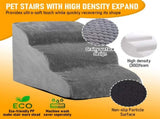 3 Tiers Dog Ramp Non-Slip Pet Steps Cat Stairs Foam Soft Pet Slope Max 40LBS Load for High Beds Sofa V985-3TIERSDOGRAMP