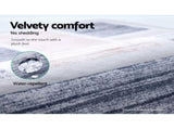 Artiss Rug 200x290cm Area Rug Large Carpet Soft Short Pile Modern Oblo FLR-2130-200X290-BG-GR