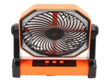 Camping Fan with LED Lantern 4 Levels 270 Degree Pivot Large Air Volume USB Rechargeable Outdoor V1294-YM0716-3113220171012