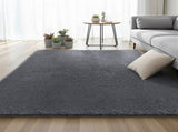 Artiss Floor Rug 160x230cm Plush Area Shaggy Rug Living Room Bedroom Carpet Grey FLR-FLU01-160X230-GY