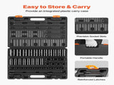 Impact Socket Set 43 Piece Impact, Standard Socket Assortment, Drive Socket Set 6-Point V952-CJTT43PC12INZJ001V0