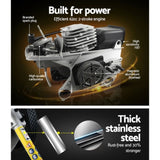 Giantz 52cc Petrol Brush Cutter Whipper Saw Trimmer 2 Stroke 3-in-1 Wheel CSAW-WHEEL-SXTO-N-OV-RD