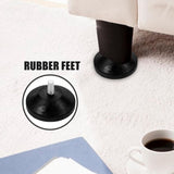 2 Pcs M10 Adjustable Rubber Furniture Feet for Chair and Desk with Non Slip Base V1192-AZ-W-21344