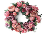 Christmas Wreath Thanksgiving Wreath Deep Red V1263-JX-1681