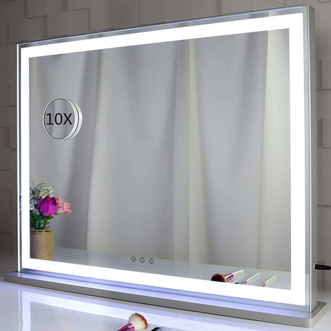 Hollywood LED Makeup Mirror with Smart Touch Control and 3 Colors Dimmable Light V178-89999