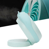 Cute Desktop Mini Fan Portable Humidifying Mist Spray Fan for Home Office SuppliesBlue Bear V1294-YM0721-3113210021413