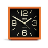 Newgate Cube Mantel Clock-Pumpkin Orange V398-NG-ALMCUB358PO
