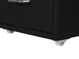 Levede 3 Drawer Office Drawers Cabinet Black HO0401-BK_NZ