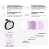 8-In-1 Lens Filter Kit For Fimi X8 Mini Drone - Uv Cpl Nd8 Nd16 Nd32 Star Night Filters PRL-508528100ADE