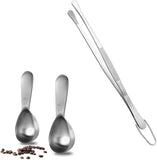 2 Tablespoon Metal Measuring Spoon Set of 2 with Short Handled Measure Scooper V1258-DP02-C-376