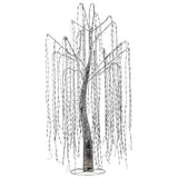 Christabelle Silver Willow Tree 120cm Christmas Display Warm White LED Lights Flexible Branches 112_MHA619