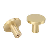 12 Pack Gold Cabinet Knobs Zinc Alloy Drawer Knobs Cabinet Knob Handles Hardware with Screws V1294-YM0901-3116240016411