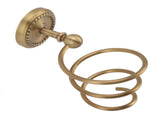 Hair Dryer Holder Antique Brass Hair Care Tools Holder Wall Mount Bronze Finished Spiral Hair Dryer V1294-YM0626-3112220089711