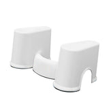 Toilet Step Stool Plastic Non Slip Multifunctional Toilet Poop Foot Stool for Home V1294-YM0901-3112240026311