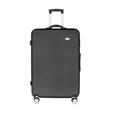 28" Digital Weighing Scale and USB Charging Port Lightweight Luggage Suitcase Black V915-FB3001-L-BK