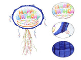 Happy Birthday Party Supplies Cake Shape Cardboard 1Pack Festive Style Game Toy V1370-AZ4-11516