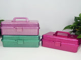 Glitter 3-Layer Craft Storage, Storage Bins, Multipurpose Art & Craft Storage Container, Tackle V1189-LWWAL-20260401-06882