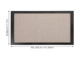 Cork Board for Bedroom Wall in Black 1 Set for Message Posting V1369-AZ3-W-10504