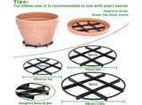 Plant Saucer Drainage Rack Stand,Tutuviw 21Pcs 3 Size Flower Pot Level Feet Elevator Support V1189-WXFWAL-20260319-00509
