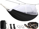Camping Hammock with Mosquito Netting and Tree Straps - Sturdy Up to 450lbs for Outdoor, Backyard, V1258-DP02-C-932