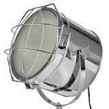 NAUTICAL TRIPOD FLOOR LAMP Searchlight Modern Spot Light Retro Industrial V563-BR-75029