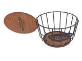 Rustic Filter Holder with Lid Filter Storage Container Pod Holder for Counter V1294-YM0706-3118230161112