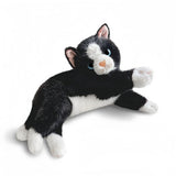 Realistic Cat Stuffed Animal - Soft Cute Kitten Plush Toy Home Decor Festival Gift-Black 17.7 inches V1366-AZ2-W-19231