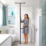 VEVOR Floor-to-Ceiling Transfer Pole 136kg Capacity for 2.14-3.05m Ceiling Black V952-LDSAQFSHS710U66BRV0