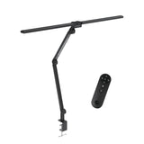 Kitchee Tri-Fold LED Desk Lamp with Clamp - Swinging Arm Eye-Care Dimmable Light V238-SUPDZ-41418088710224