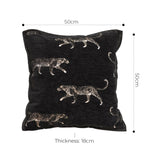 SOGA 50cm Black Throw Pillow Elegant Decorative Cushion Living Room Modern Home Decor FRENCHCUSHION332