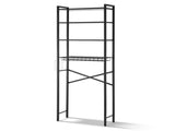 Artiss Over Toilet Bathroom Storage Rack Space Saving 4 Tier Organiser White BSR-A-4T-173H-BK