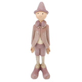 Resin Puppet Ornament Stable Placing Round Slippy Exquisite Desktop Puppet Standing Decoration V1294-YM0512-3115220136311