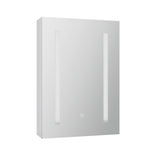 Bathroom Mirror Cabinet LED 500x720mm Medicine Wall Storage BV-MC-LED-SD01-WH