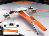Tubing Bender Kit, 6 mm to 22 mm, Compact Ratcheting Tube Pipe Bender, Ratchet Hand Bending Tool, V952-JLSDWGJJXKZX48KMR001V0