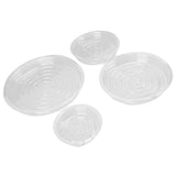20pcs Plant Saucer Tray 6in 8in 10in 12in Heavy Duty Plastic Clear Flower Plant Pot Drip Tray for V1294-YM0703-3111230137911