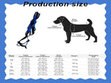 Dog Pulling Harness, Reflective X-Back Mushing Harness, Adjustable Weight Dog Sled Harness for V1370-AZ4-12425