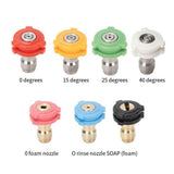 Car Washing Machine 1/4 Nozzle High Pressure Nozzle Fan-Shaped Quick Fittings 1.2 mm V1189-LWWAL-20260327-04997