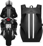 Motorcycle Backpack for Men, Waterproof Helmet Backpack with Reflective, Motorcycle Bag Helmet V1164-325747