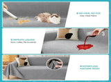 71" x 118" Couch Protector from Cat Claws, Waterproof Couch Cover Anti Slip,Couch Cover 3 Cushion V1107-102-83475-LTG3