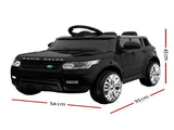 Rigo Ride On Car Kids Electric Ride On Cars SUV Remote 12V Black RCAR-RANGEROVER-BK