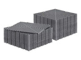 Interlocking Drainage Mat, 31 x 31 cm Modular Interlocking Cushion, 40 Pcs Splicing Drainage Mats, V952-CKPSD12X12INYQCJXV0