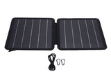 10W Portable Solar Charger Monocrystalline Small Foldable Solar Panel with USB Type C Output V1294-YM0901-3111250056511