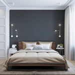 Milano Decor Azure Bed Frame with Headboard Black - Single ABM-10001723