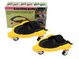 1 Pair Set Red Multi-Function Knee Pads with Swivel Wheels Comfortable Knee Protection Ideal V888-ELOSUNG17565