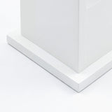 Levede Slim Side Table Magazine Rack Narrow Sofa End Table Storage Living Room NI1091-NT-AU