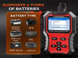 KW371 6V/12V/24V Battery Tester 4/5Pin Relay Tester 2 in 1 battery tester automotive with cranking V1107-806-52518