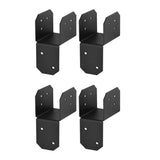 4Pcs Joist Anchors Connector Post Anchors Post Bracket Post Caps Tie Bracket Wooden house Hanger V1370-AZ4-12784