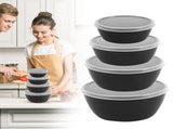 Set of 7 Small Durable 2oz Freezer Containers with Screw Lids - Multicolor, Stackable, Dishwasher V1189-LWWAL-20260401-06279
