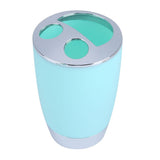 6Pcs Bathroom Accessory Set Bin Soap Dish Dispenser Tumbler Toothbrush Holder US V1294-YM0901-US-JYJJ19529-6