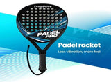 Padel Racket Carbon Fiber Lightweight Control EVA Core Comfort Grip for Beginner & Intermediate V1232-WQP005